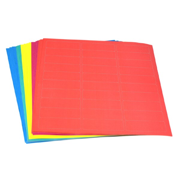 Cryo Label Laser Sheets 67x25mm for Racks/Boxes Asst